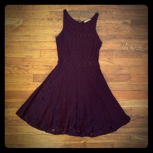 BB Dakota Purple Lace Dress (size 2) - Picture 1 of 5